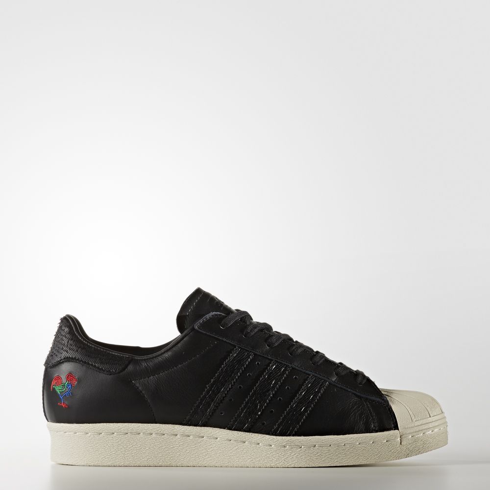 Adidas Superstar 80s Cny - Originals γυναικεια - Μαυρα/Ασπρα,Μέγεθος: EU 36 – 54 2/3 (195FYWGA)